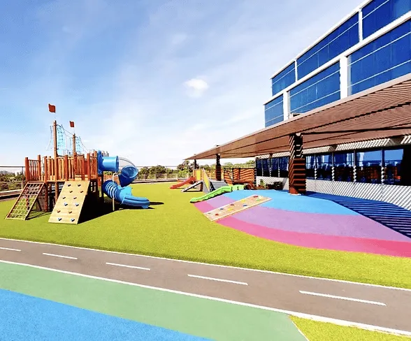 Outdoor play area at Posso Jurong East