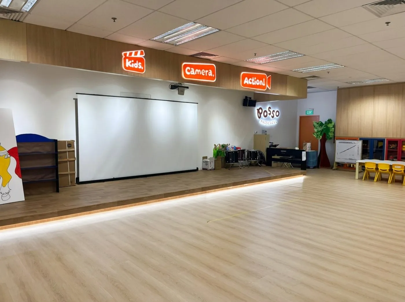 The Kids, Camera, Action speech and drama stage at Posso Jurong East