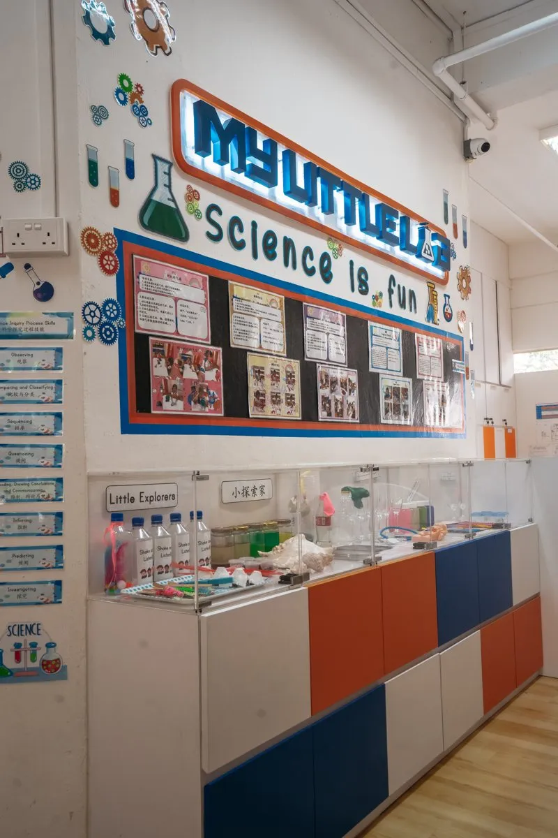 The My Little Lab science corner at Posso West Coast Rise